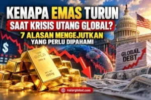 Kenapa Emas Turun Saat Krisis Utang Global